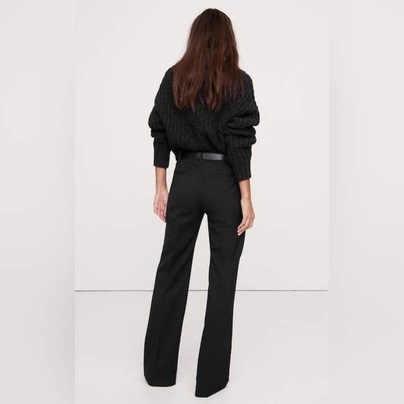 BANANA REPUBLIC HIGH-RISE WIDE-LEG FLARE PANT - Picture 7 of 7